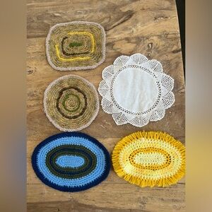 handmade dollhouse rug set of 5